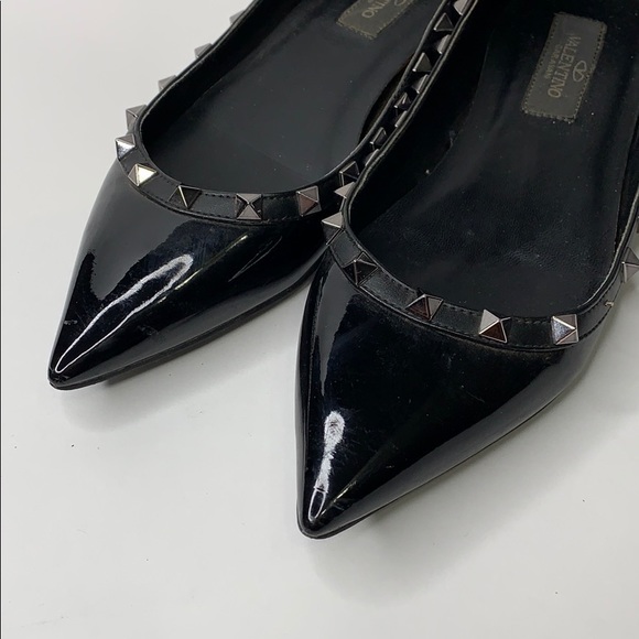 Valentino Rockstud black flats 36 - women’s 6 (i) - Picture 2 of 10